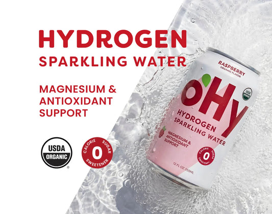 Raspberry Sparkling Hydrogen Water