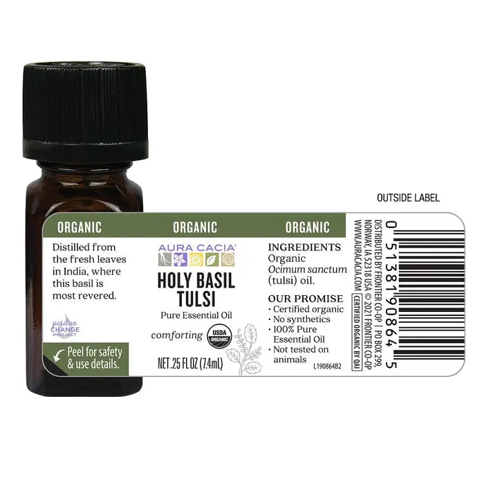 Holy Basil Orgnaic Essential Oil