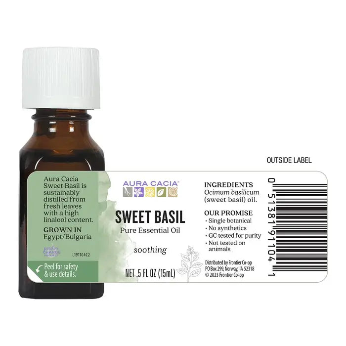 Sweet Basil Essential Oil