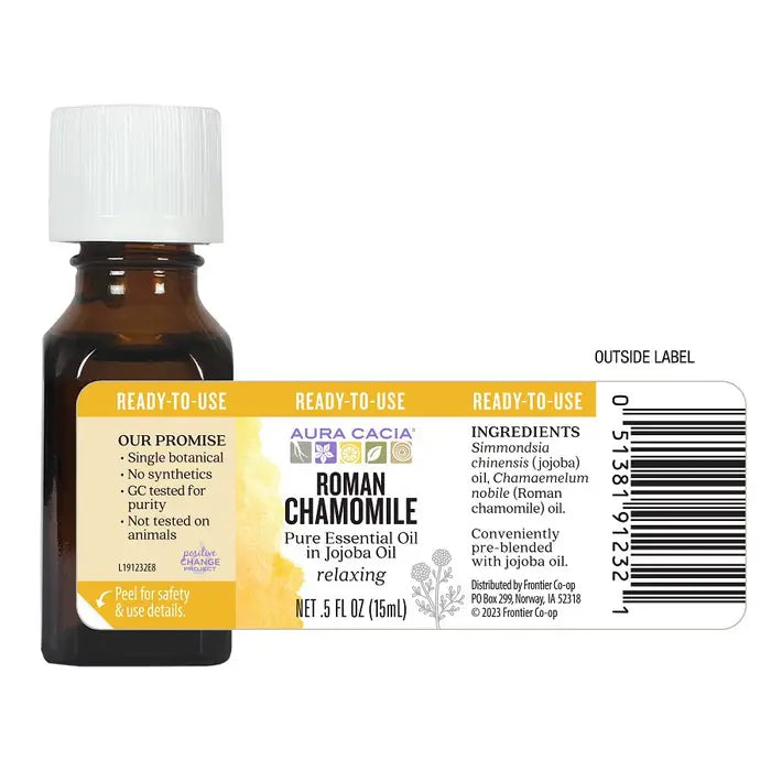 Roman Chamomile Essential Oil in Jojoba