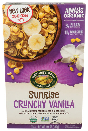 Cereal Crunchy Vanilla Sunrise Organic - 10.6OZ