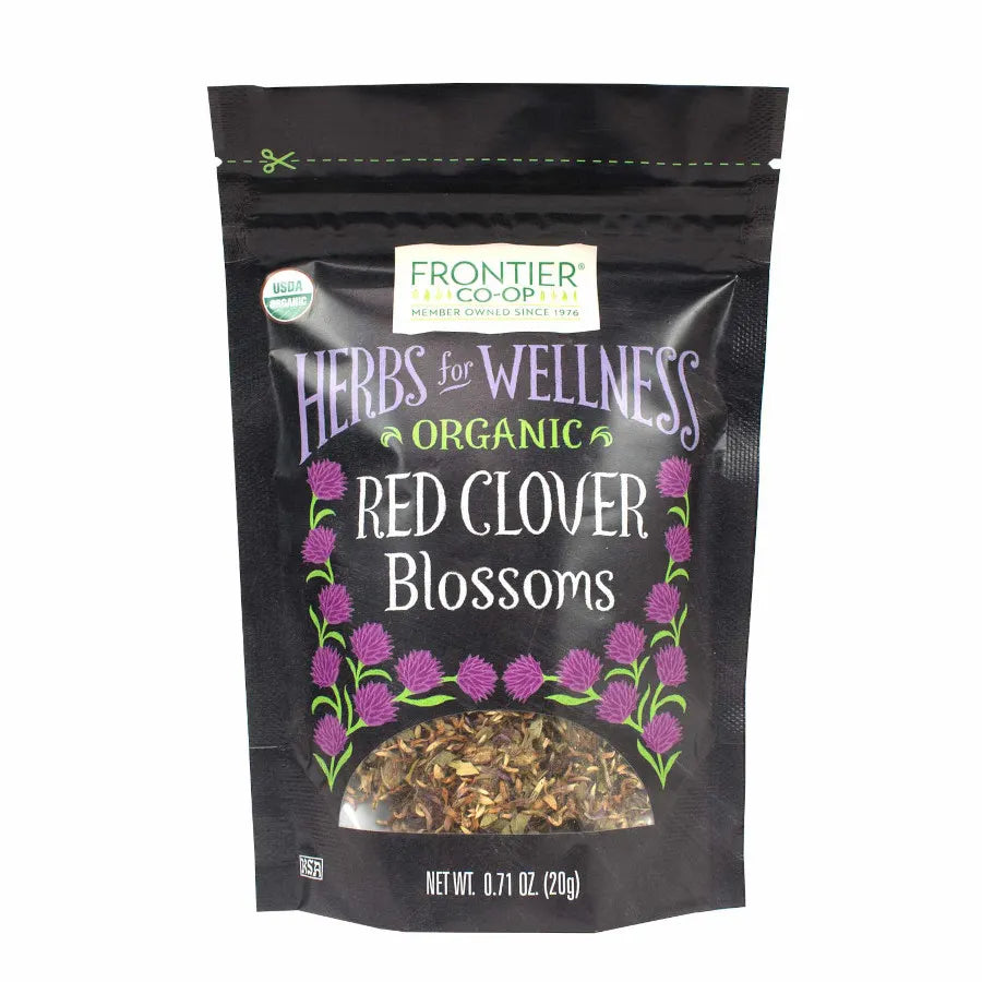 Whole Red Clover Blossoms Organic