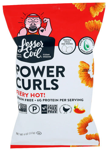 LE snacks curls fiery hot