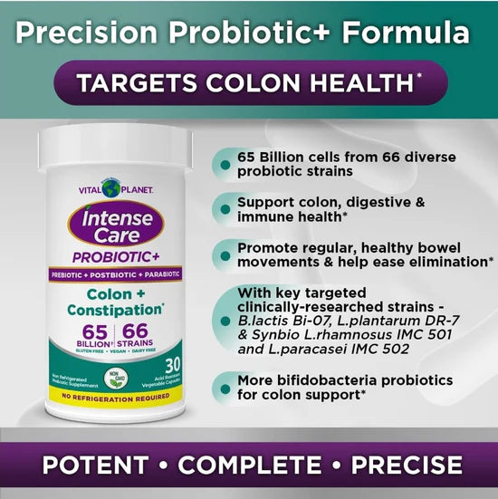 Intense Care Colon + Constipation, 30ct