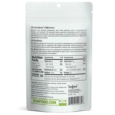 Spirulina Chlorella Tablets