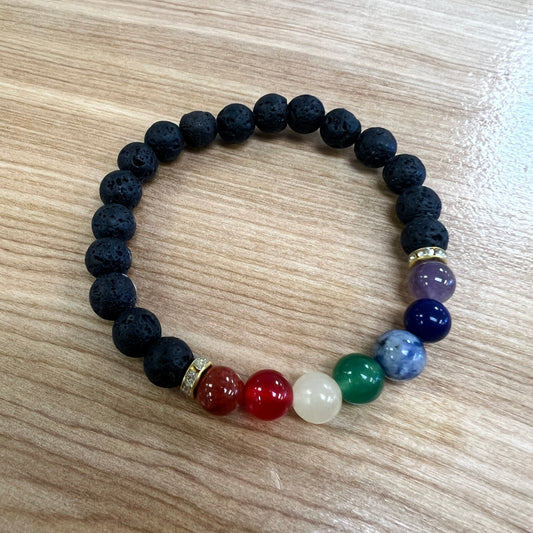 Lava Gemstone Bracelet