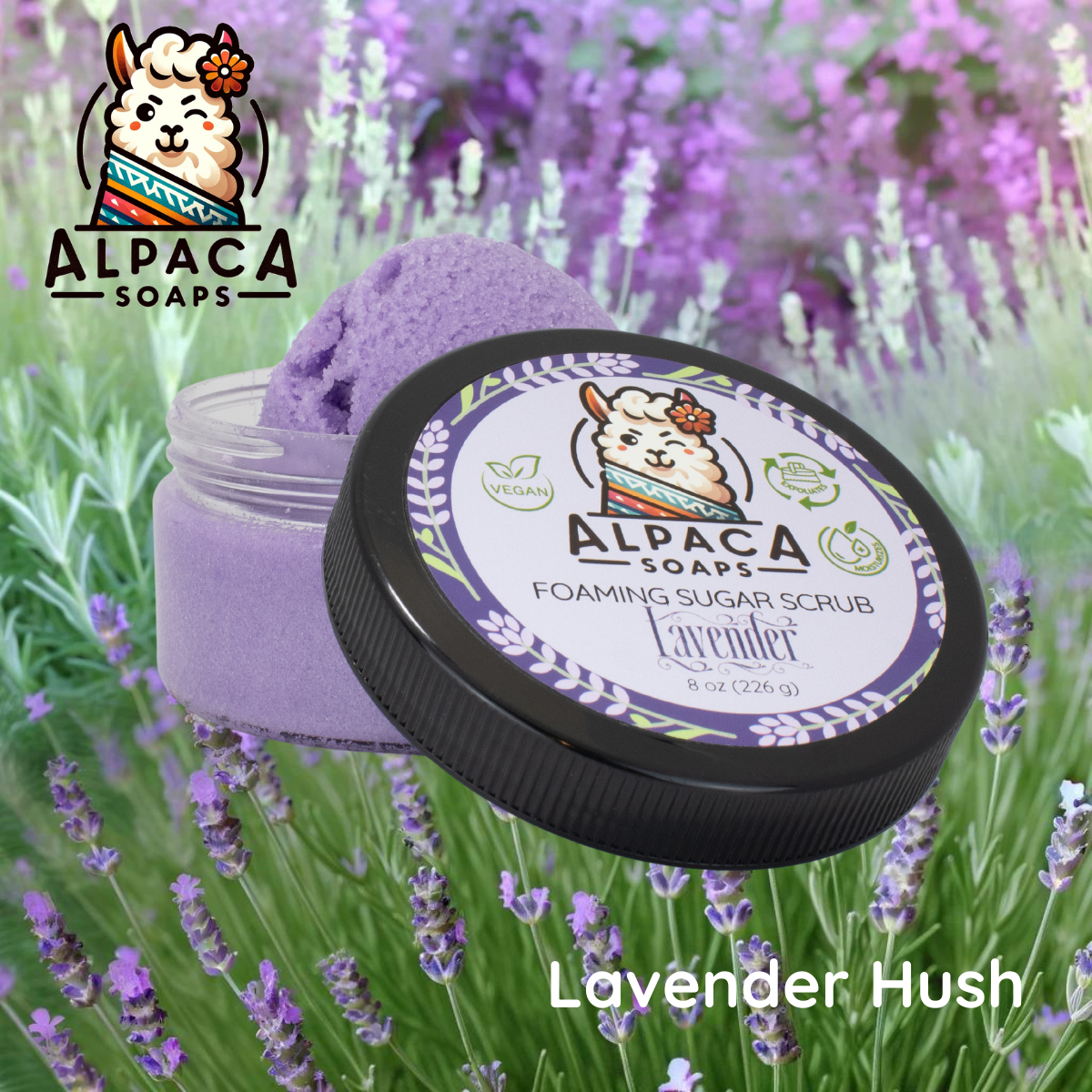 Lavender Foaming Sugar Scrub