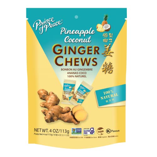 Pineapple Coconut Ginger Chews