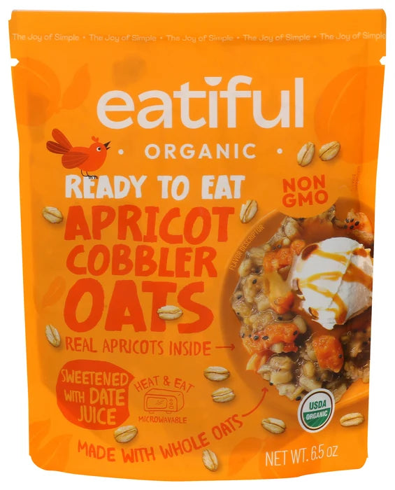Organic Ready-To-Eat Apricot Cobbler Oats