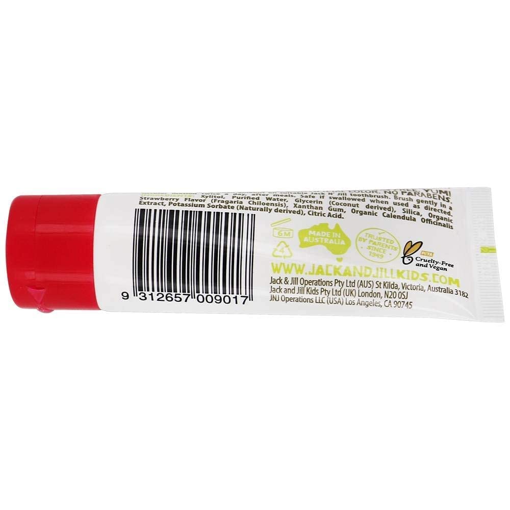 Natural Calendula Toothpaste, Strawberry