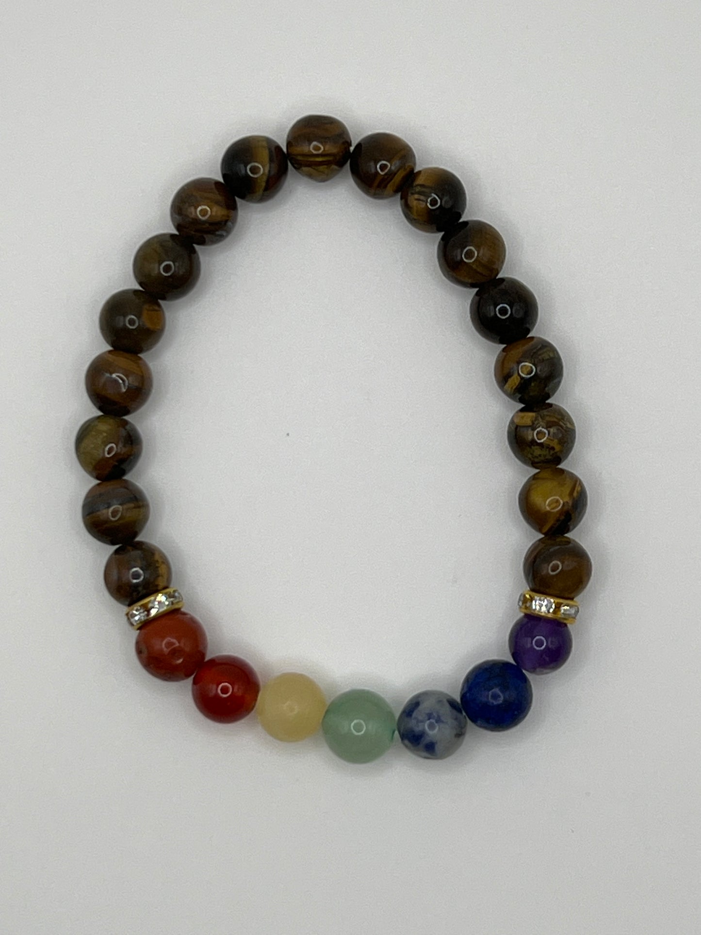 Tiger Eye Chakra Bracelet