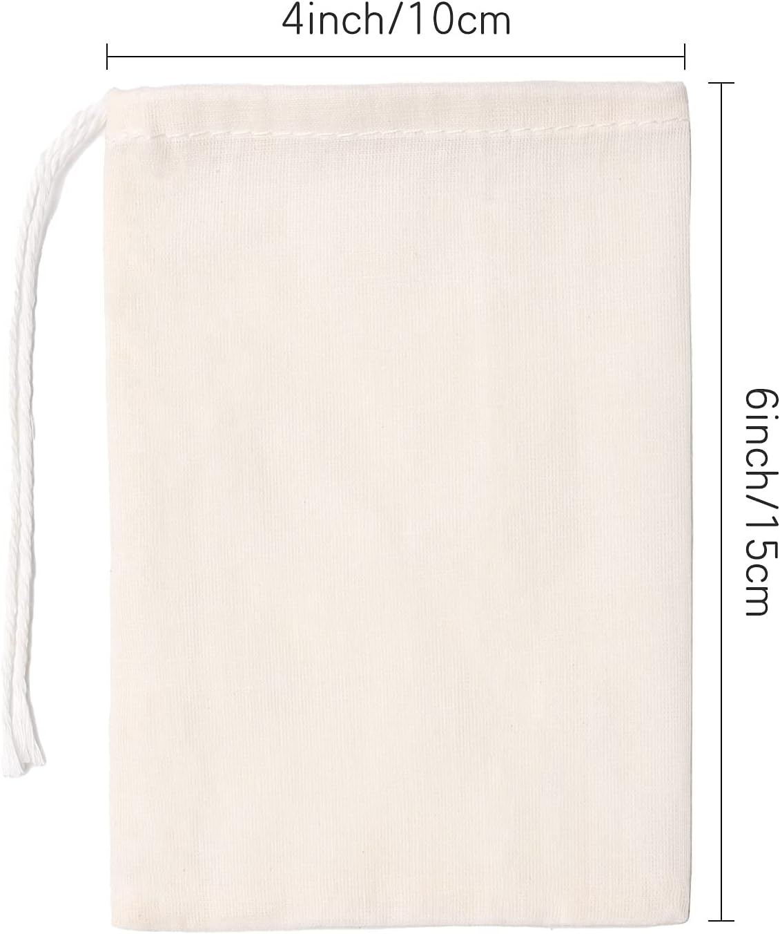 Cotton Muslin Bags (10 Pack)