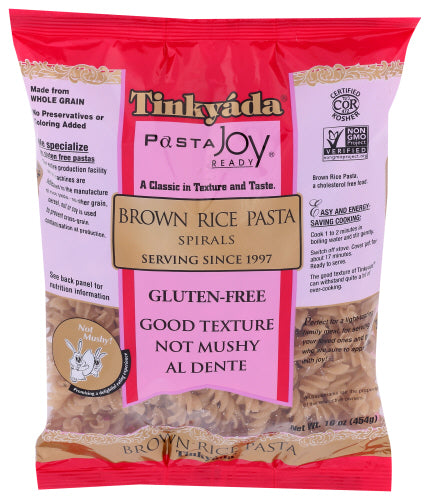 Pasta Brown Rice Spiral 16oz