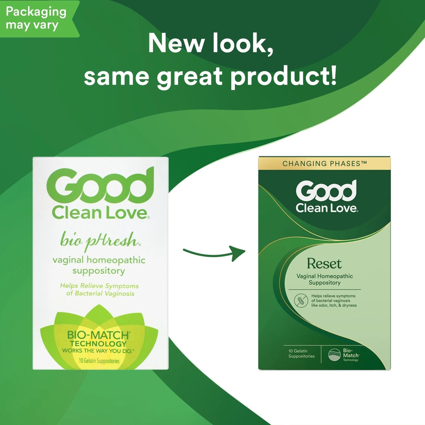 Reset Homeopathic Vaginal Suppository 10 capsules