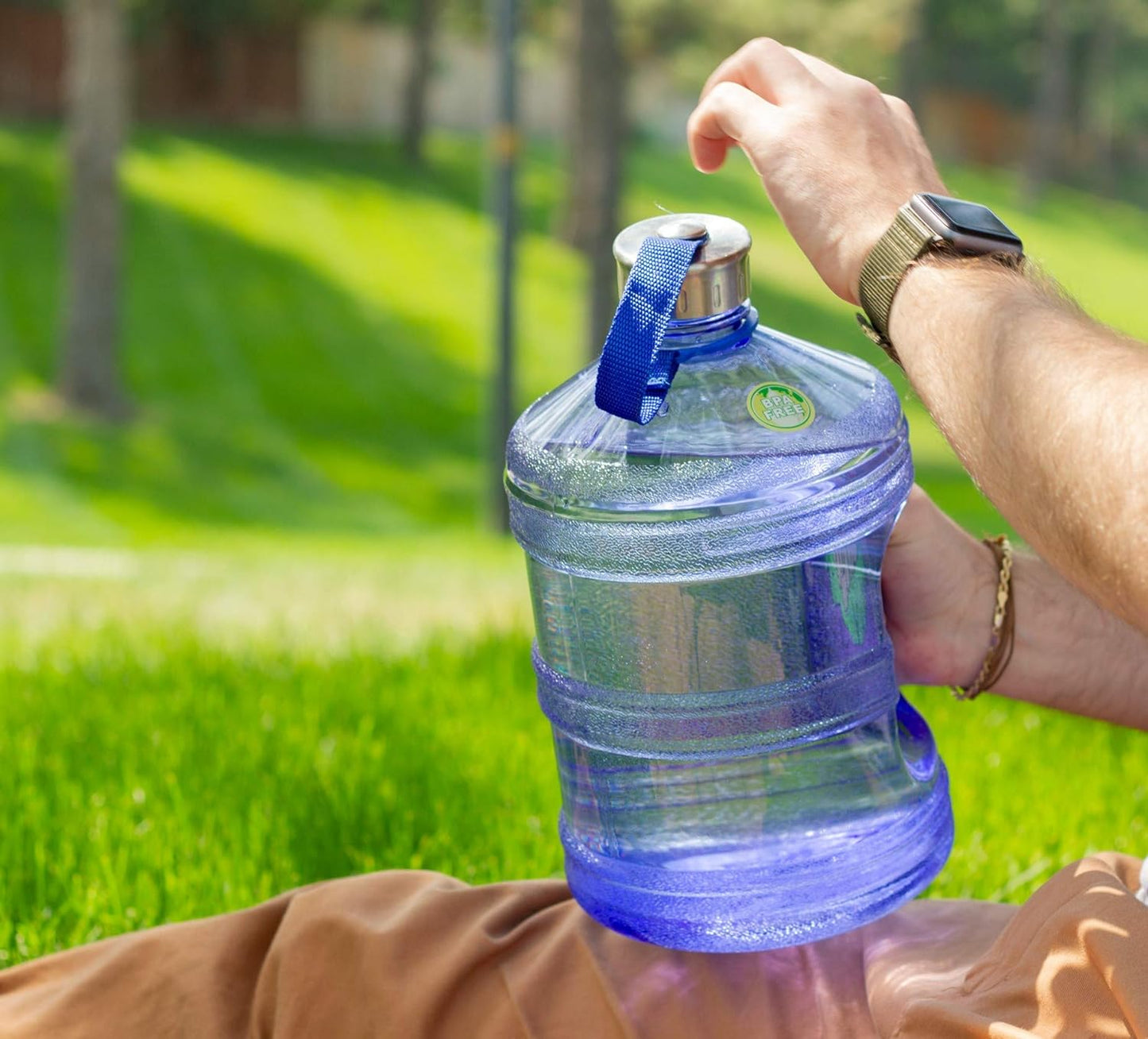 Bpa Free Bottle, Round 1 gallon