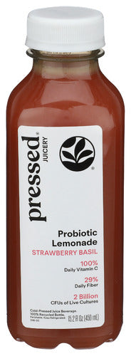 Probiotic Lemonade Strawberry Basil