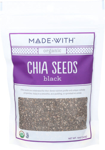 Chia Seeds, Black Organic - 12oz