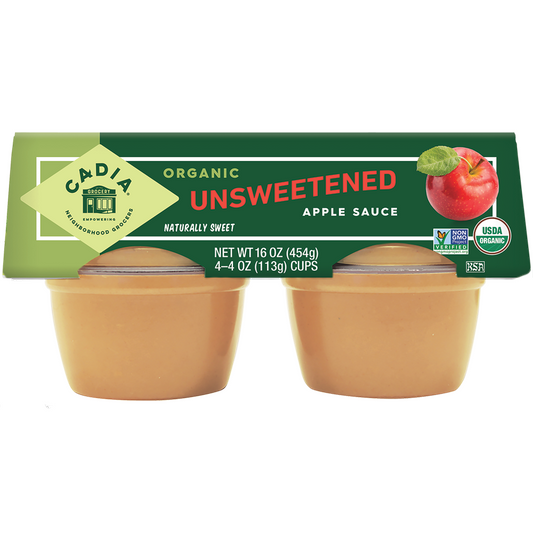 Applesauce Cup 4Pk Org - 16 OZ