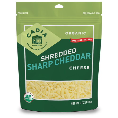 Shredded Sharp Cheddar Cheese Organic