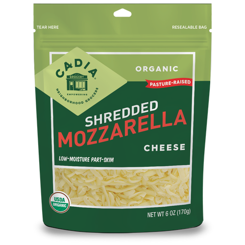 shredded mozzarella Organic