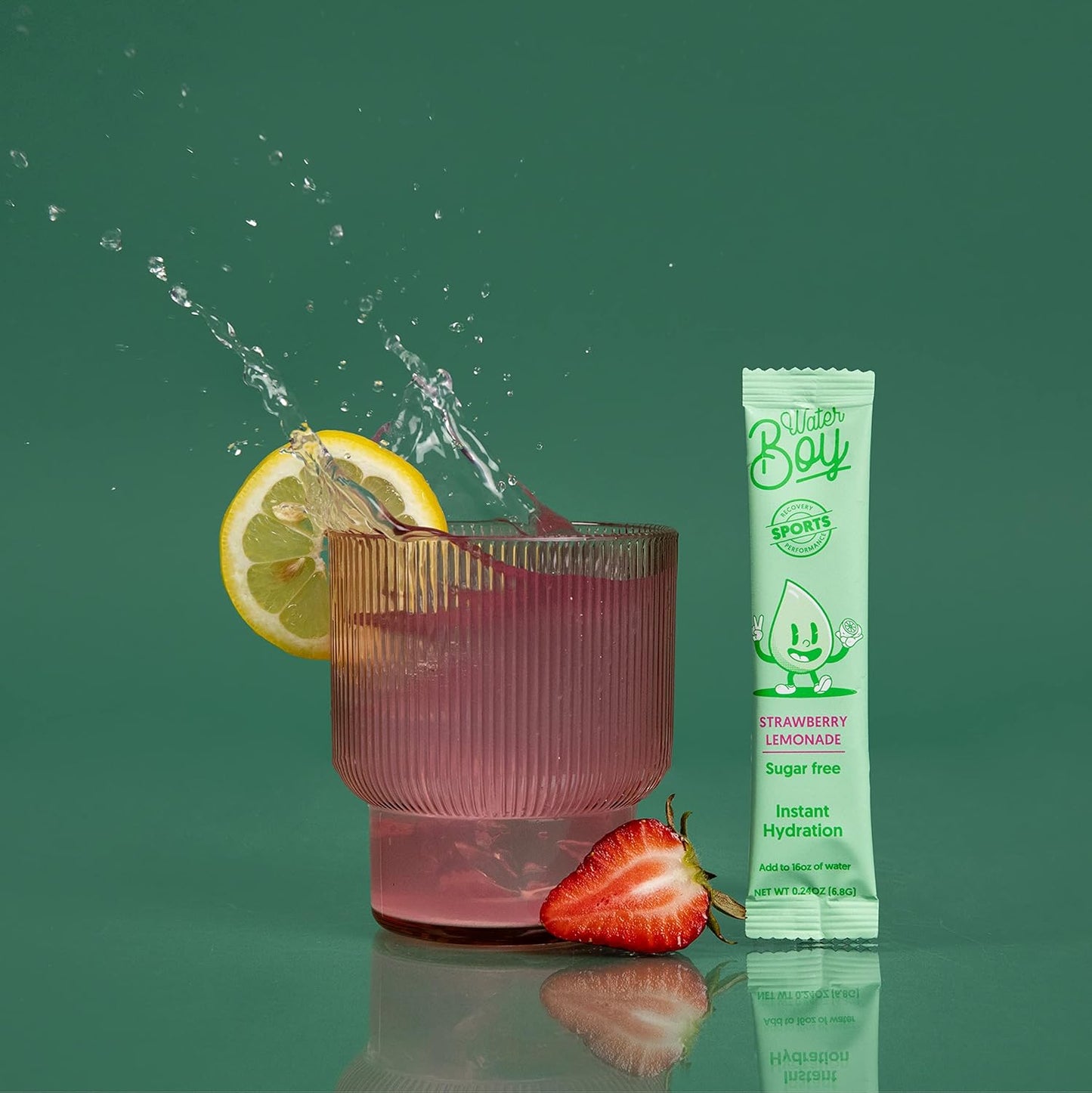 Workout Hydration Strawberry Lemonade