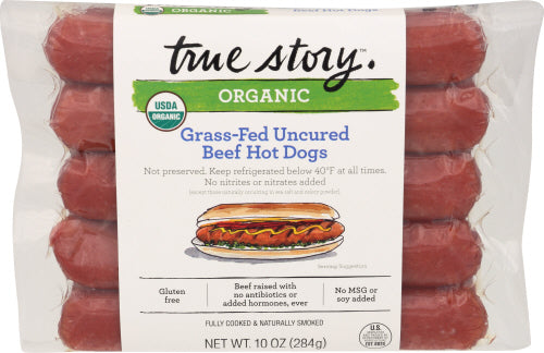 Hot Dogs Beef Uncured, 10 OZ.