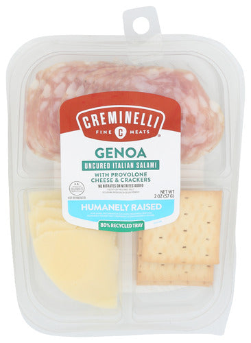 Salami Genoa Prov Crackers 2oz
