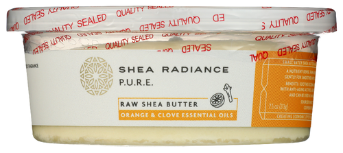 Raw Shea Butter Orange + Clove Essential Oils