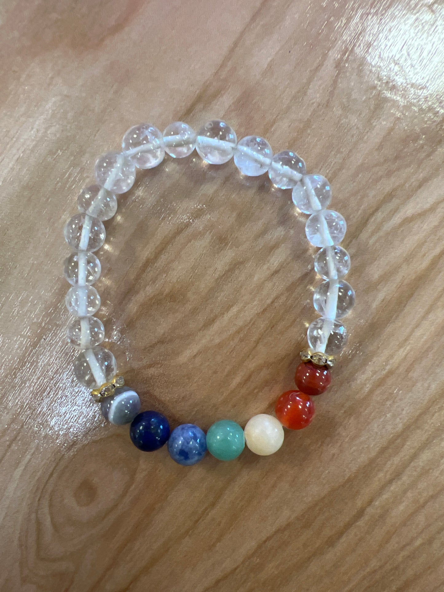 Clear Quartz Chakra Bracelet