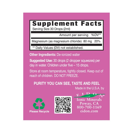 Ionic Minerals - Liquid Magnesium 2oz