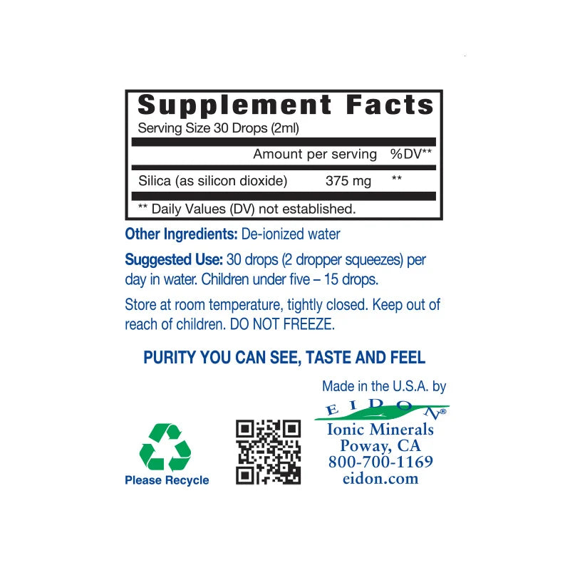 Ionic Minerals - Liquid Silica 2oz