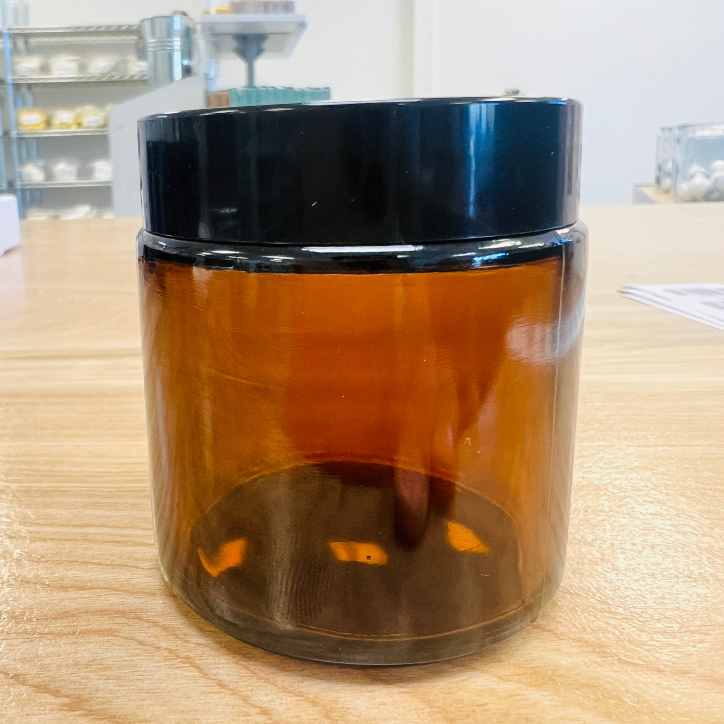 4 oz Amber Jar with Lid