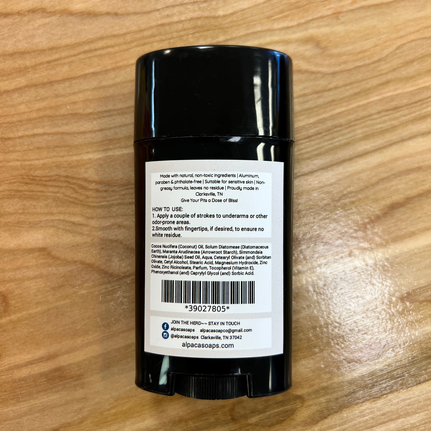 Santal & Vetiver Natural Deodorant