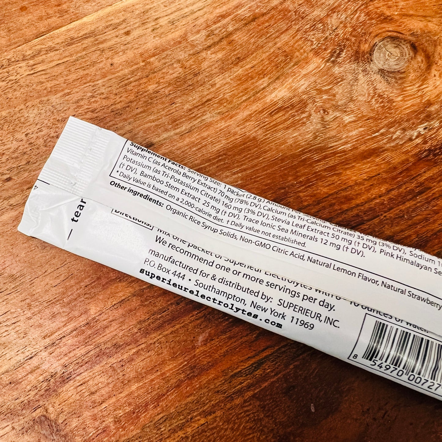 Electrolytes Packet, Strawberry Lemonade