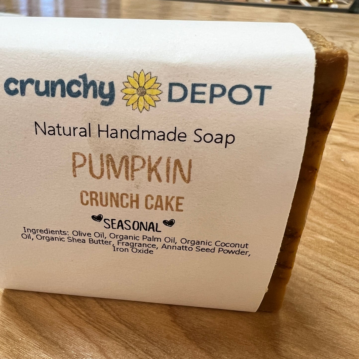 Pumpkin Crunch Cake Soap