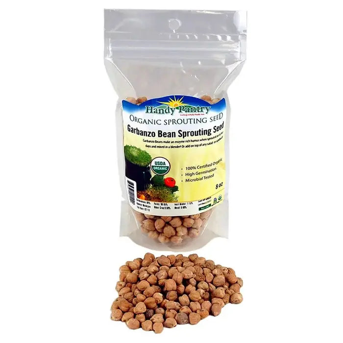 Garbanzo Sprouting Seeds, Organic