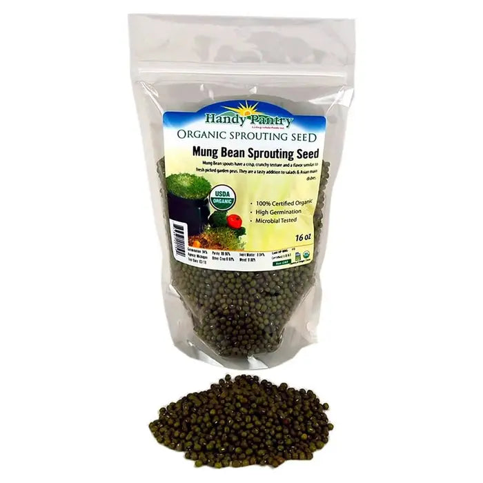 Mung Bean Sprouting Seeds, Organic