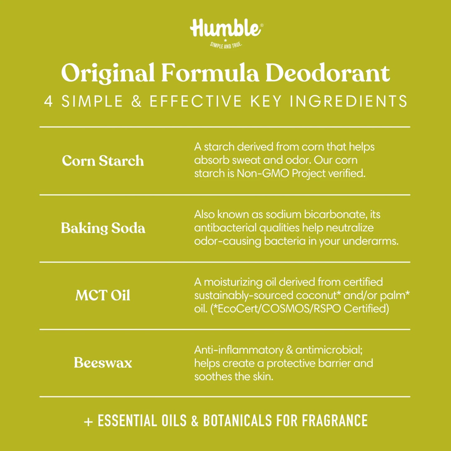 Deodorant Bergamot Ginger - 2.5OZ