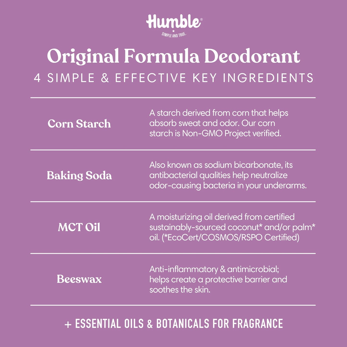 Deodorant Mountain Lavender- 2.5OZ