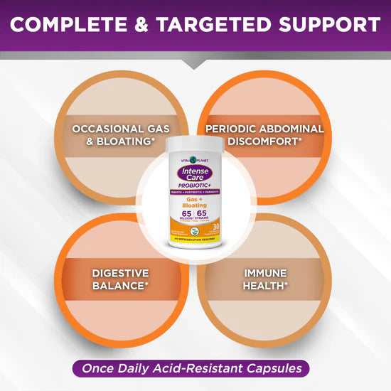 Intense Care Gas + Bloating, 30ct