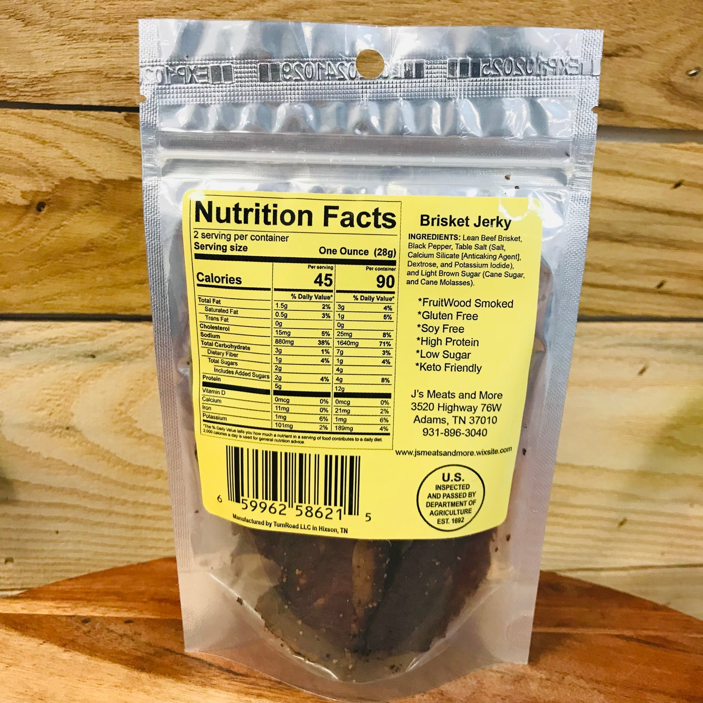 Beef Jerky - Smoked Brisket