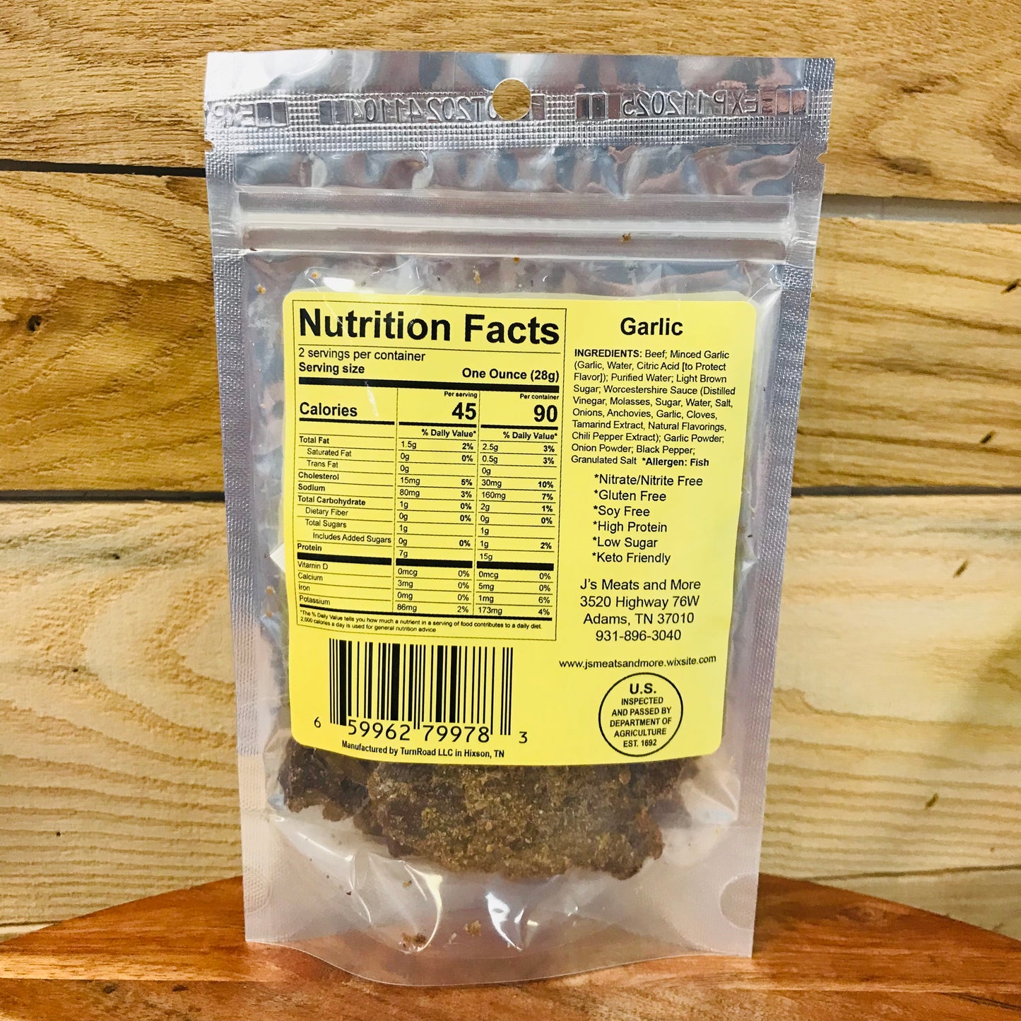 Beef Jerky - Garlic