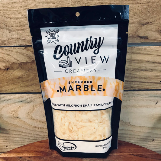 Marble, Shredded Cheese