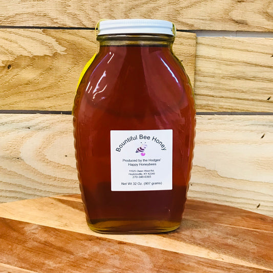 Wild Flower Glass Jar Honey