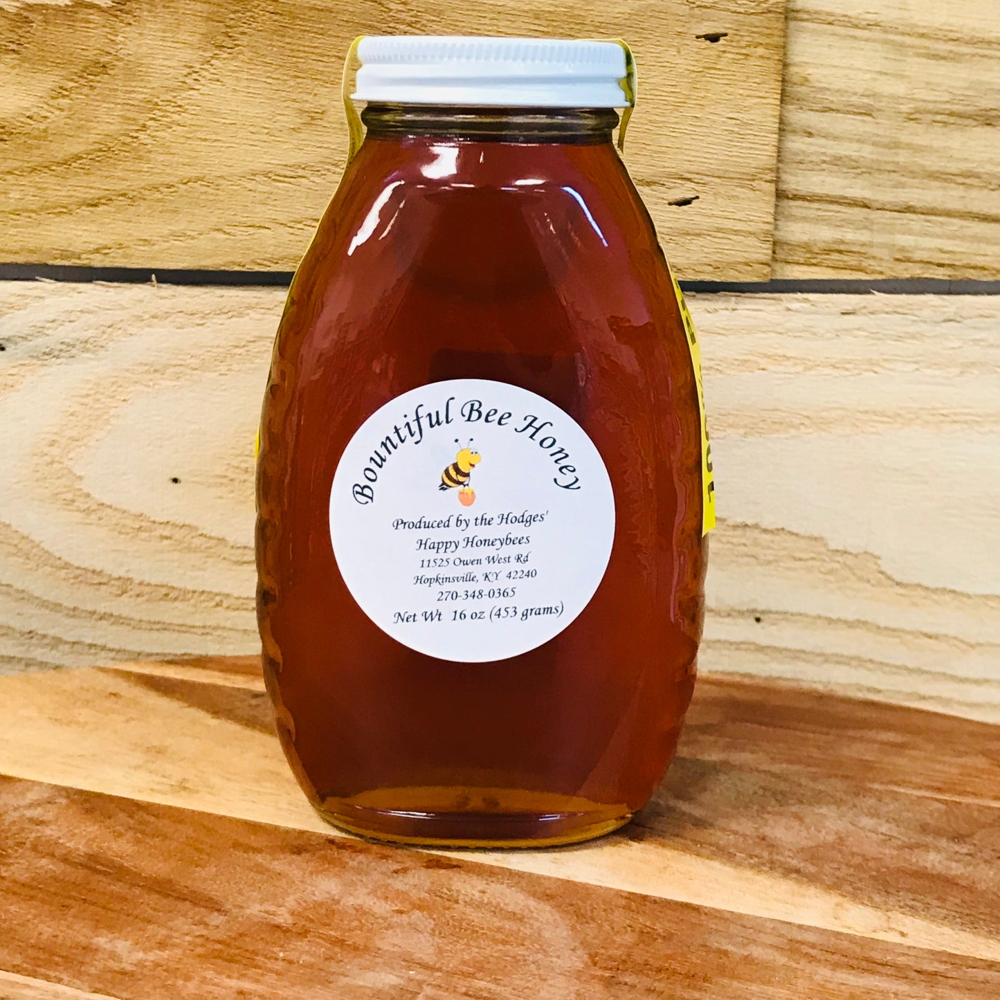 Wild Flower Glass Jar Honey