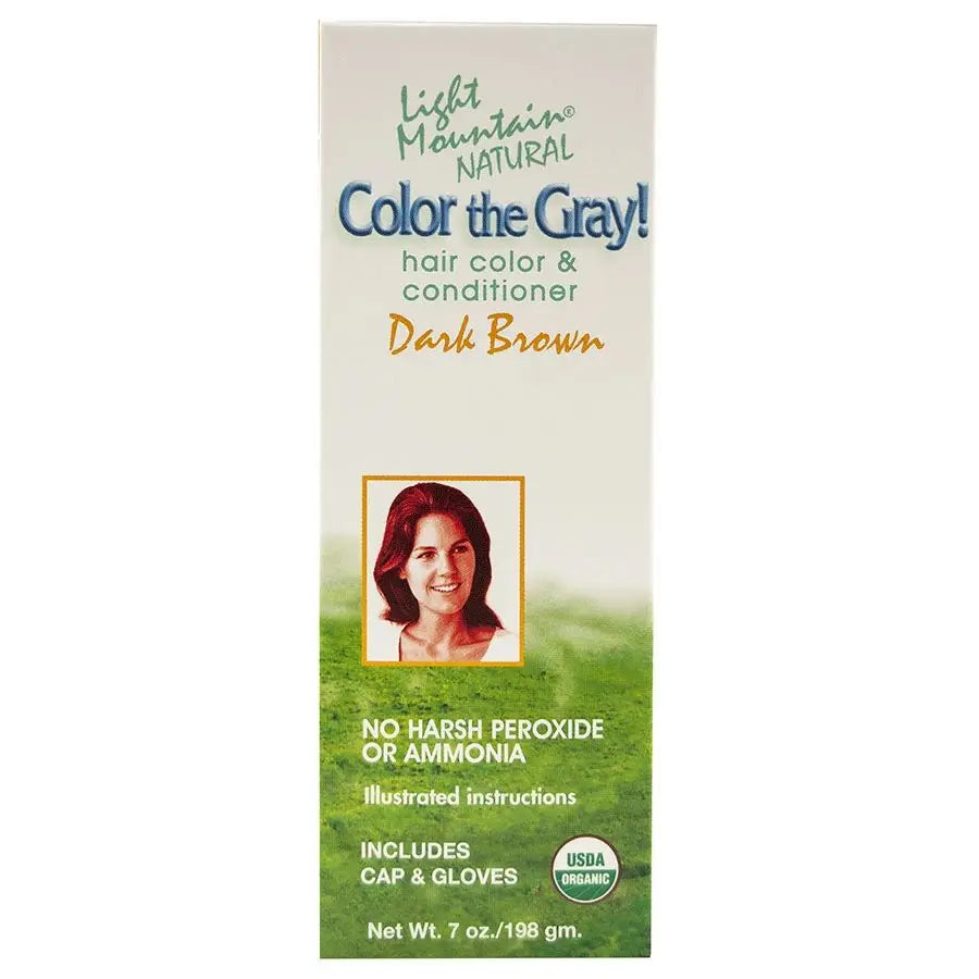 Dark Brown Hennagray Hair Color 7 oz.