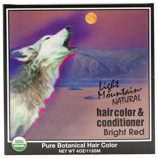 Bright Red Henna Hair Color & Conditioner 4 oz.