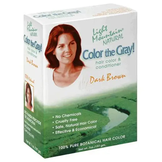 Dark Brown Hennagray Hair Color 7 oz.