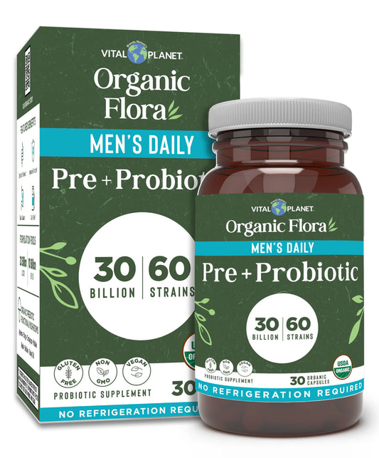 ORGANIC FLORA MENS DAILY, SHELF STABLE