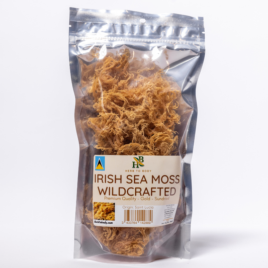 Gold Irish Sea Moss | Wildcrafted